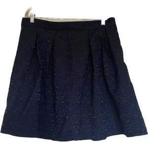 NWT navy blue brocade skirt